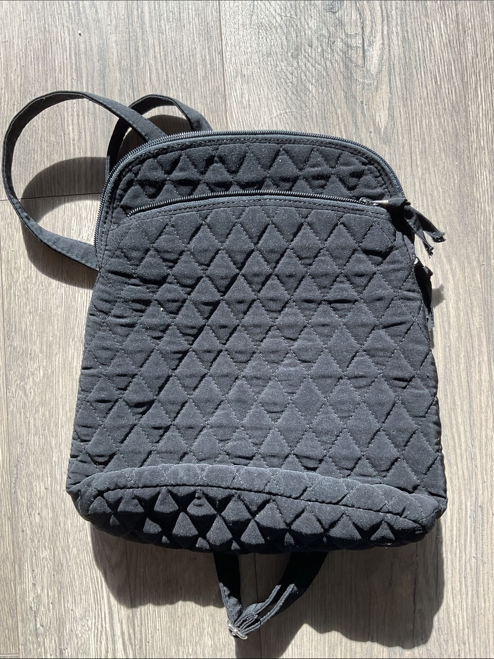 Vera Bradley Black Quilted 5piece BUNDLE - Good Used Condition MSRP: $425+ - Picture 7 of 16